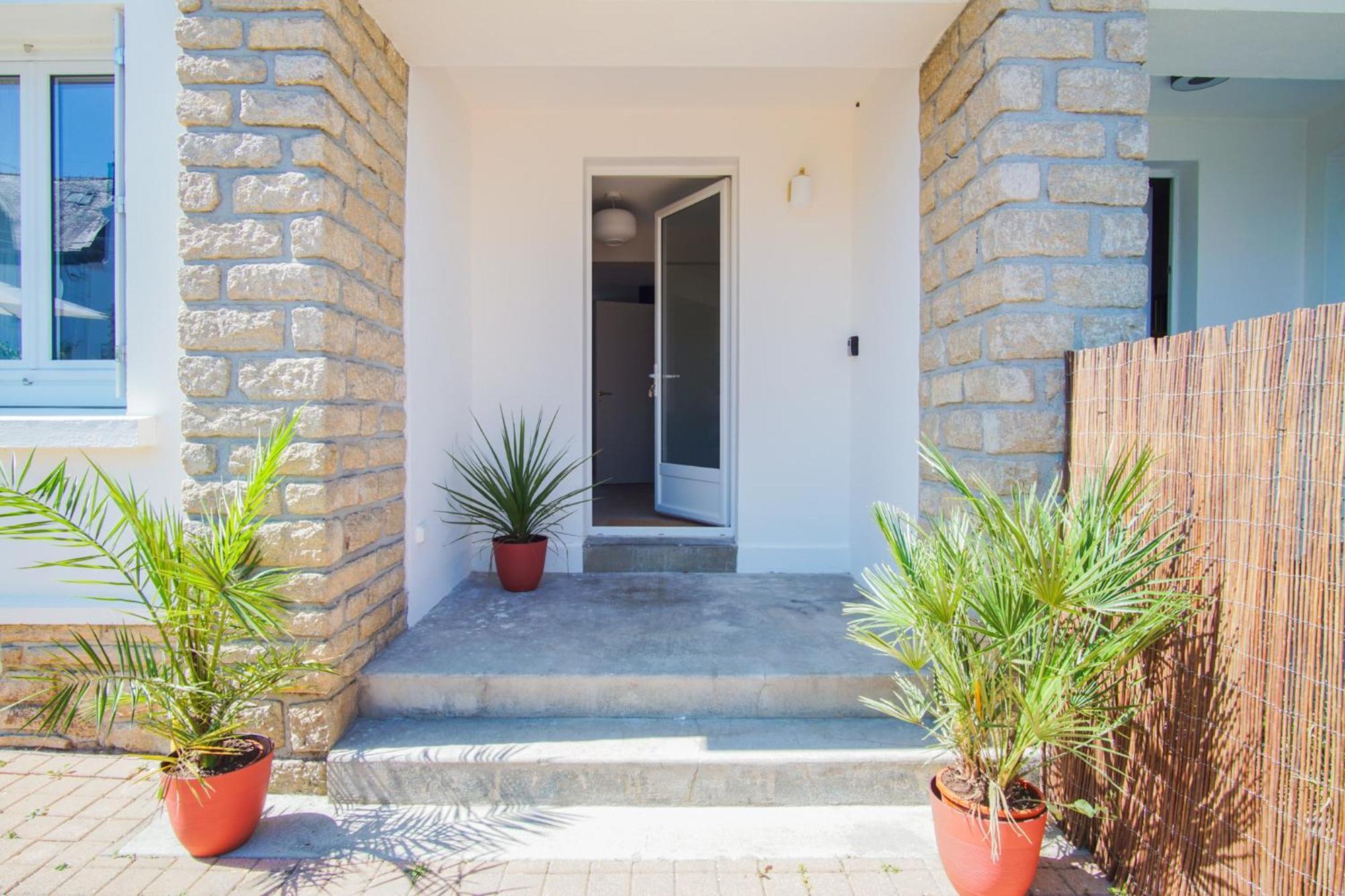 -Le Sentier- Elegant T3 Avec Jardin Proche Mer Concarneau Buitenkant foto