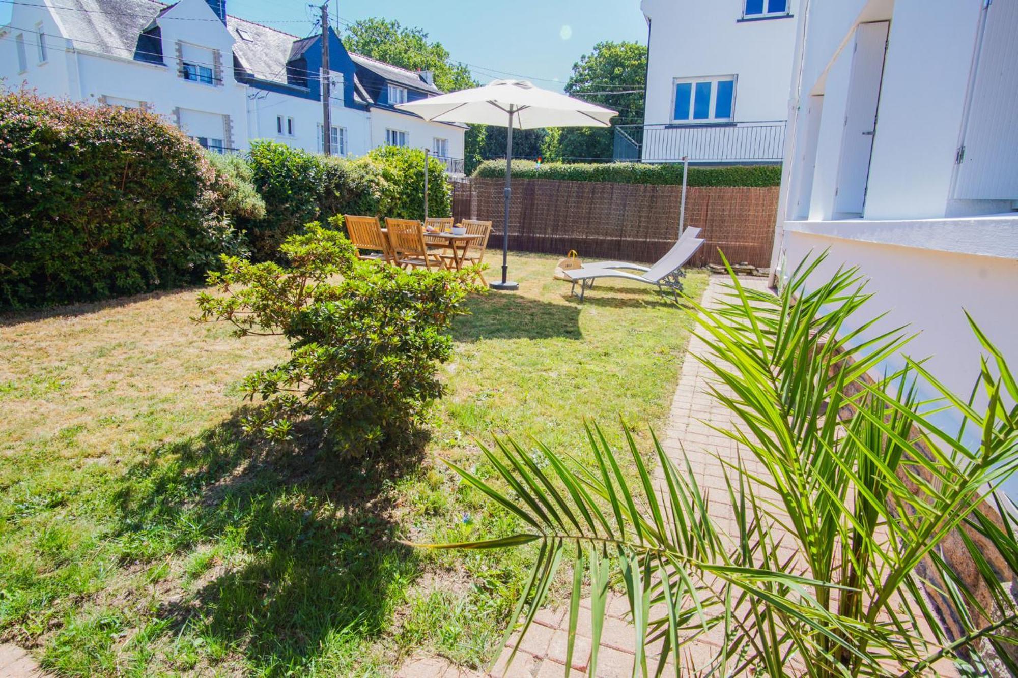-Le Sentier- Elegant T3 Avec Jardin Proche Mer Concarneau Buitenkant foto